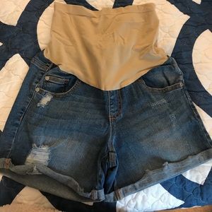 Motherhood Maternity/Indigo Blue Shorts